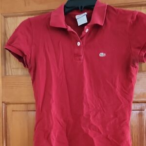 Lacoste Red Polo Shirt